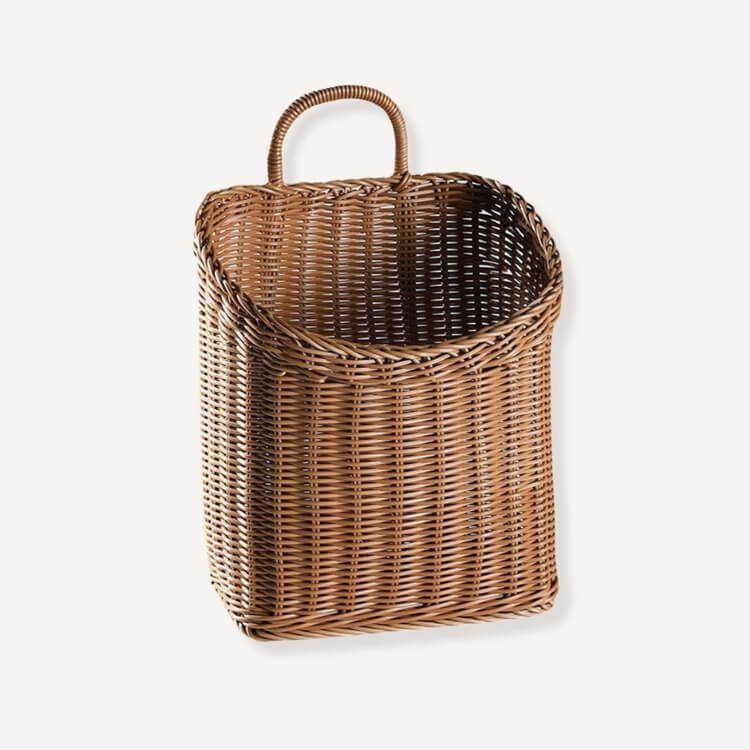 Woven Hanging Wicker Basket