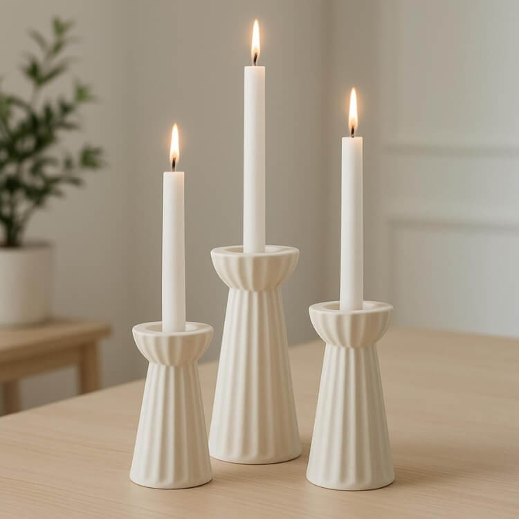 Ceramic Taper Candle Holders