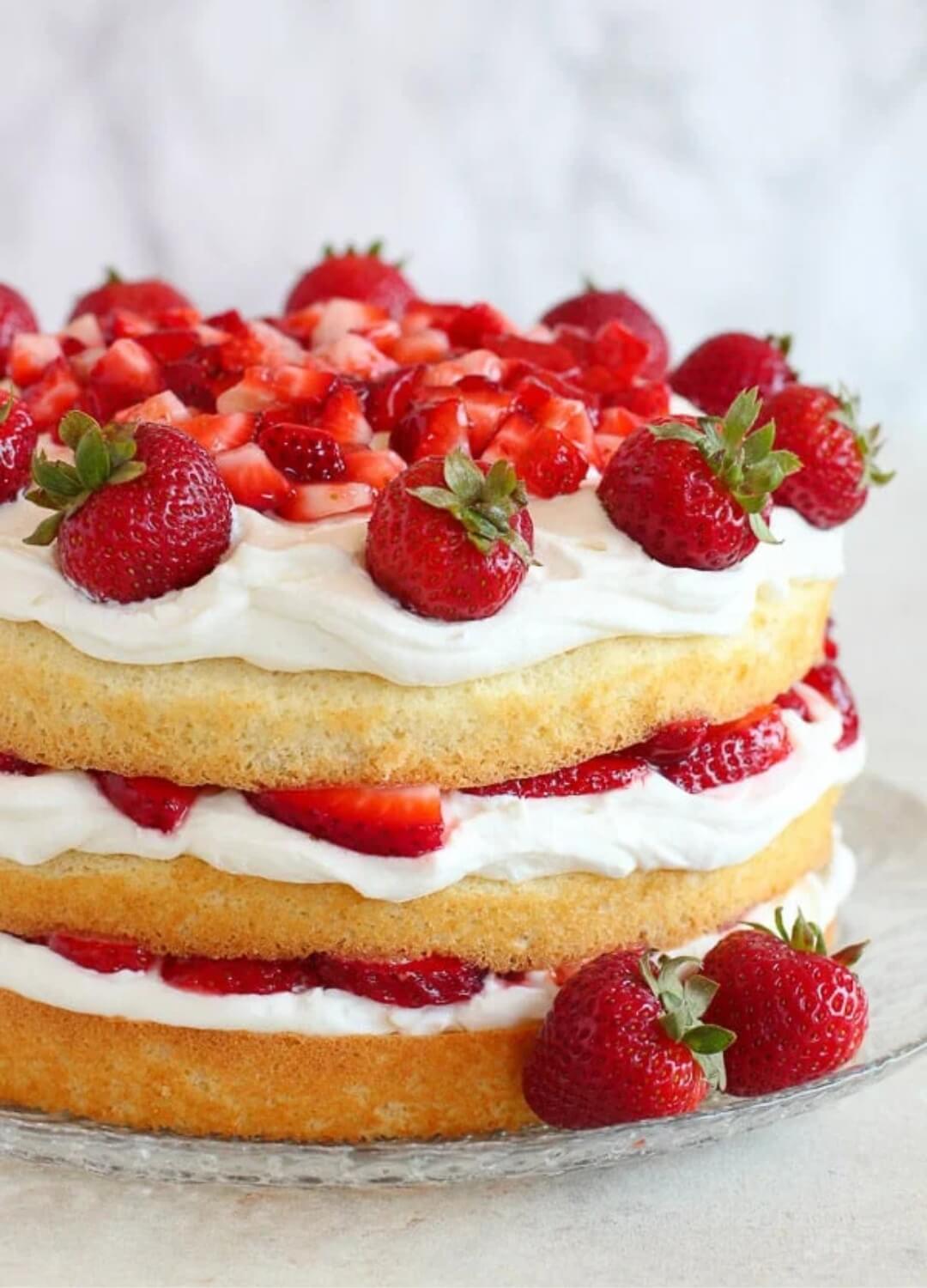 strawberry shortcake spring dessert recipe