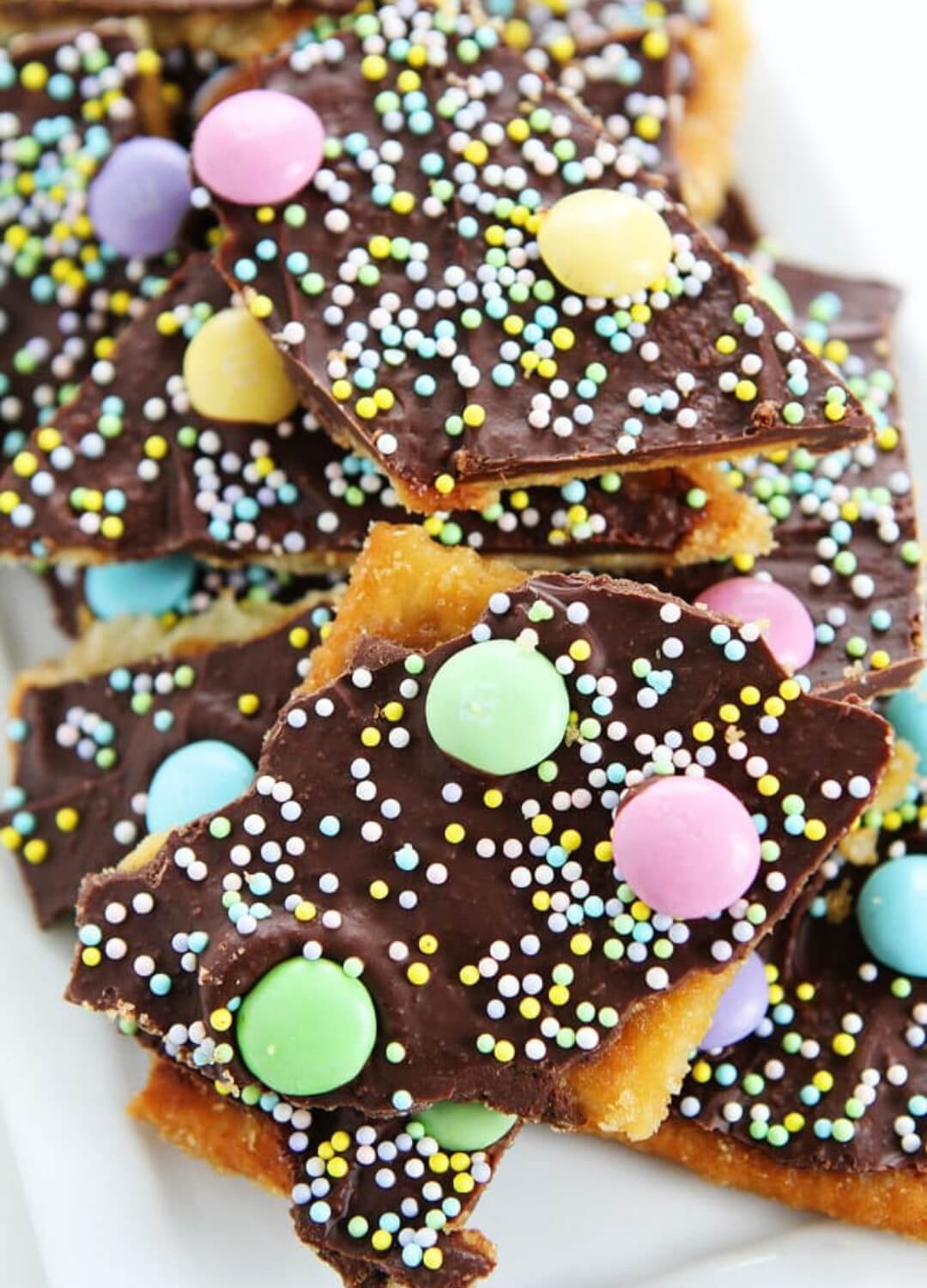 easter saltine toffee spring dessert recipe