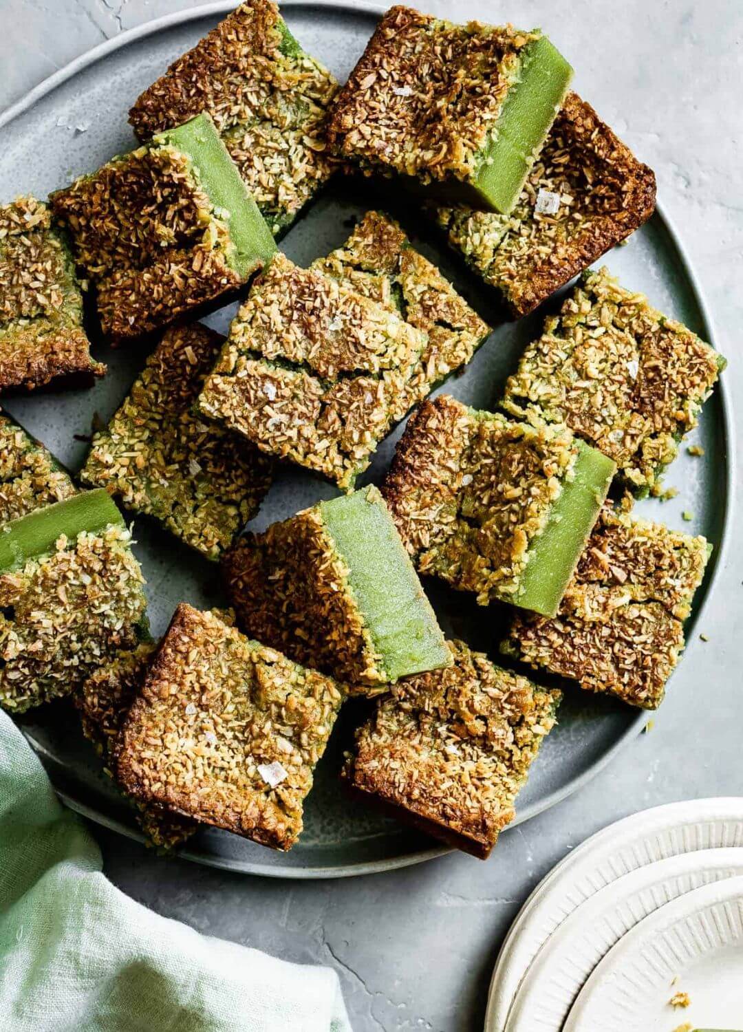 matcha mochi cake spring dessert recipe