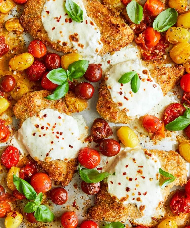 sheet pan chicken parmesan