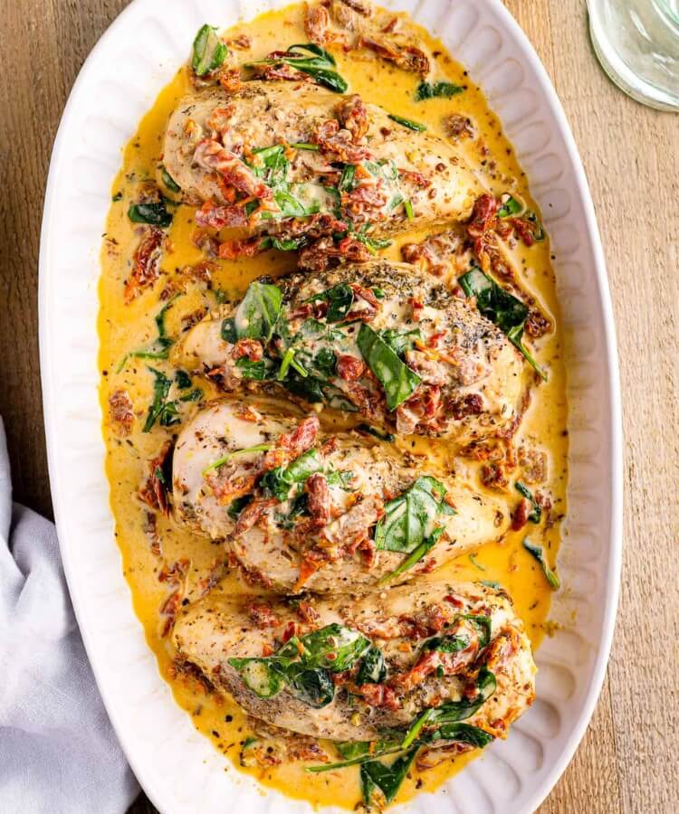 crockpot Tuscan chicken