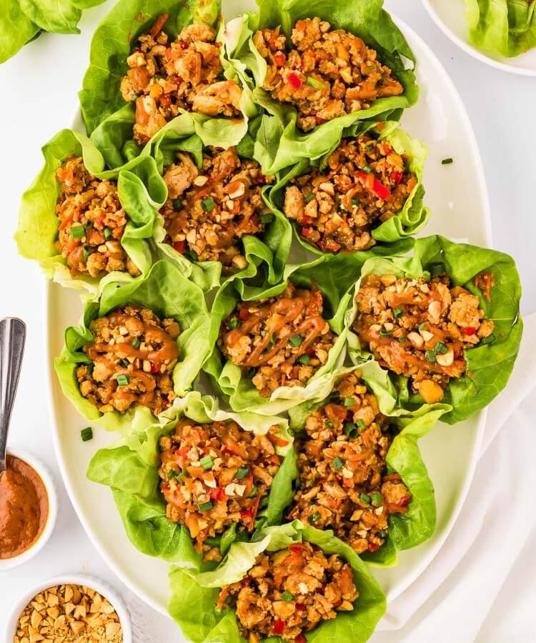 ground chicken lettuce cups