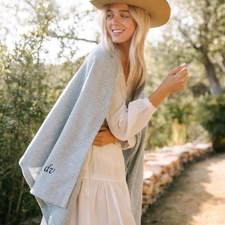 Bayside Herringbone Shawl