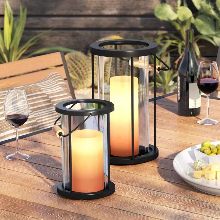 Outdoor Pillar Candle Holder