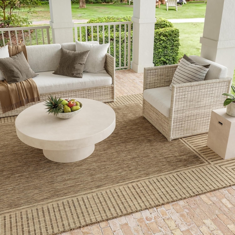 Woven Jute Outdoor Area Rug