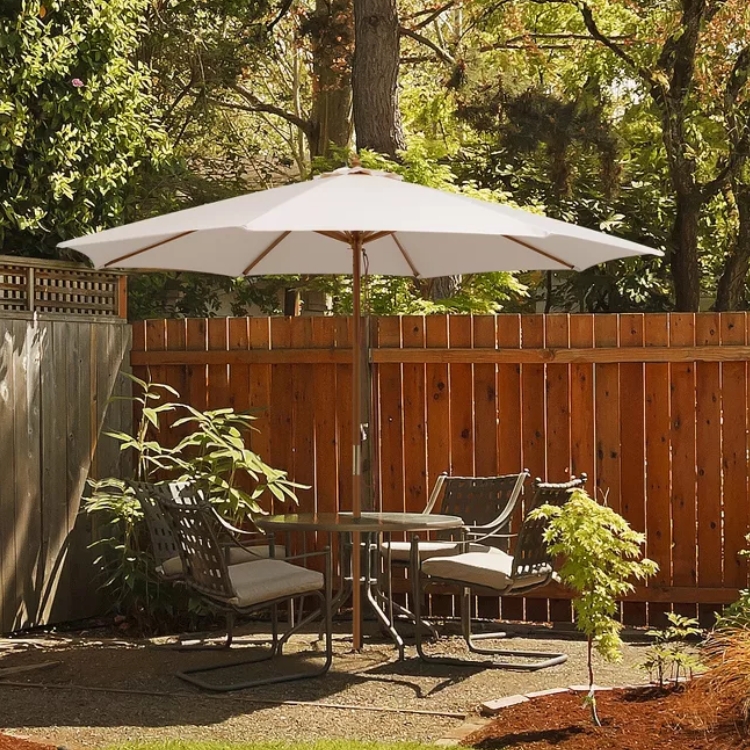 Beige Patio Umbrella