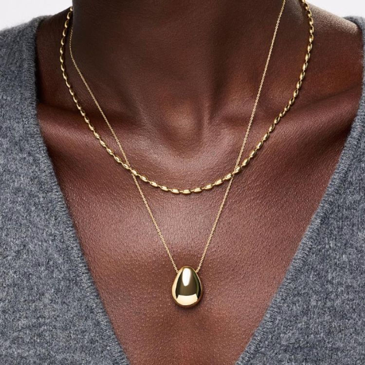 Pebble Pendant Necklace