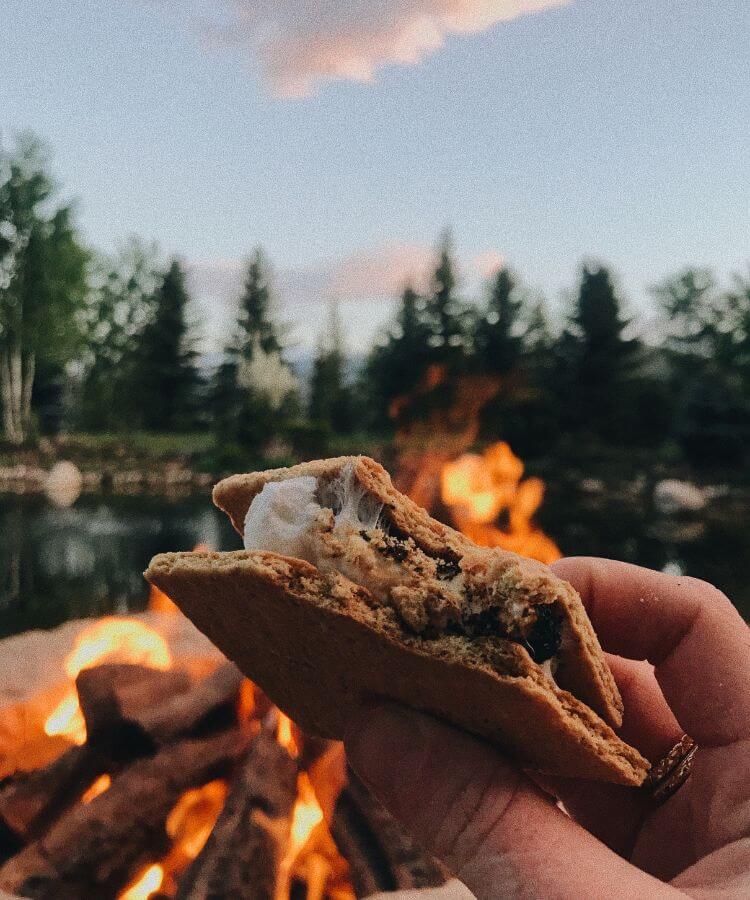 s'mores analog summer activities