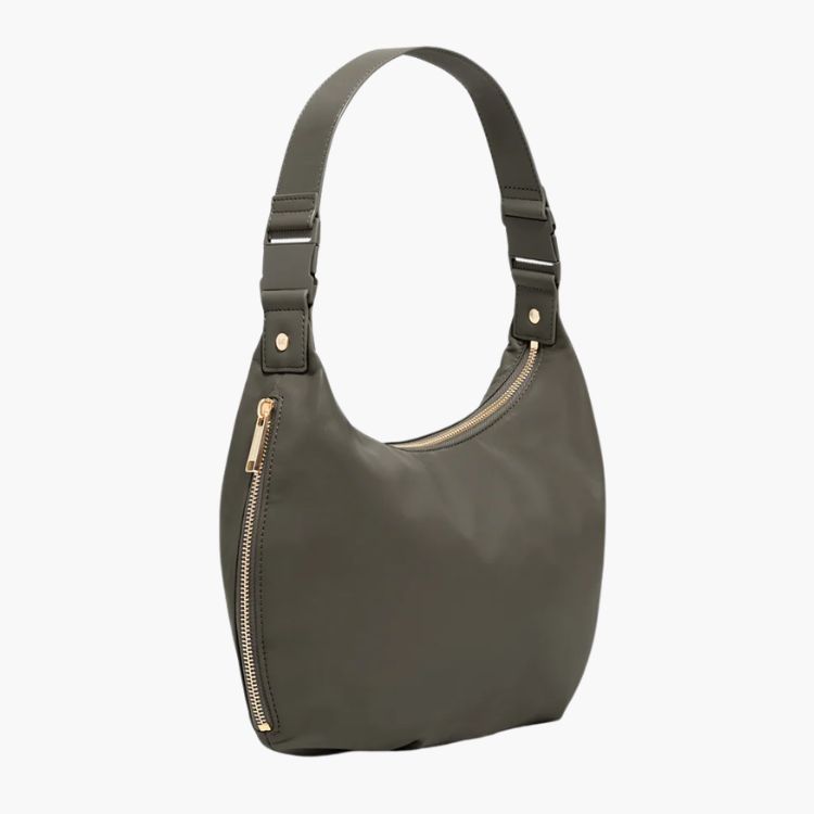 Aoyama 2 Leather Crescent Crossbody Bag