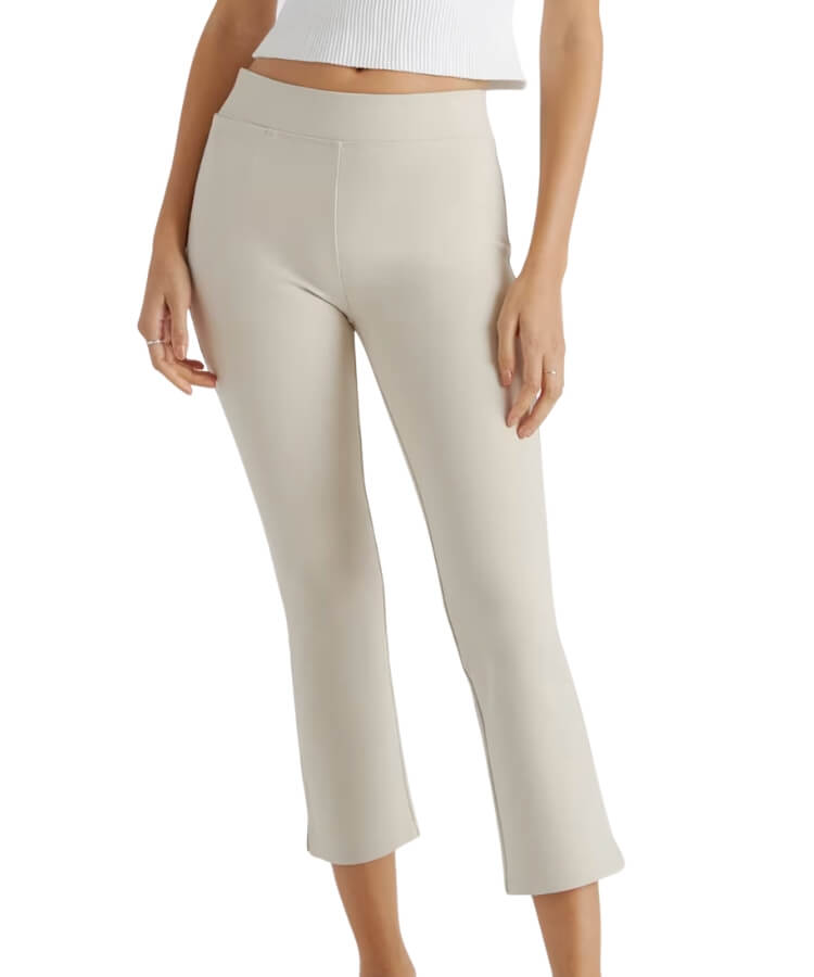 Ponte Flare Capri Pants