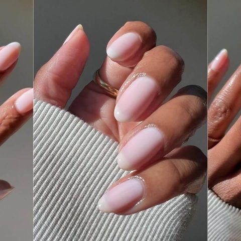 invisible french manicure
