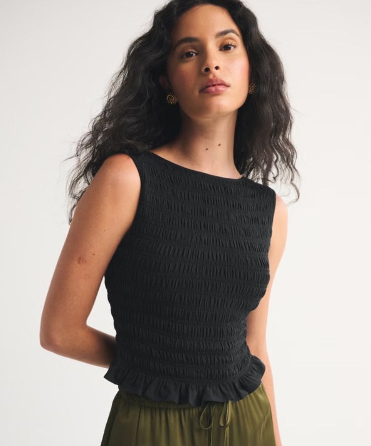 2-in-1 Reversible Smocked Top