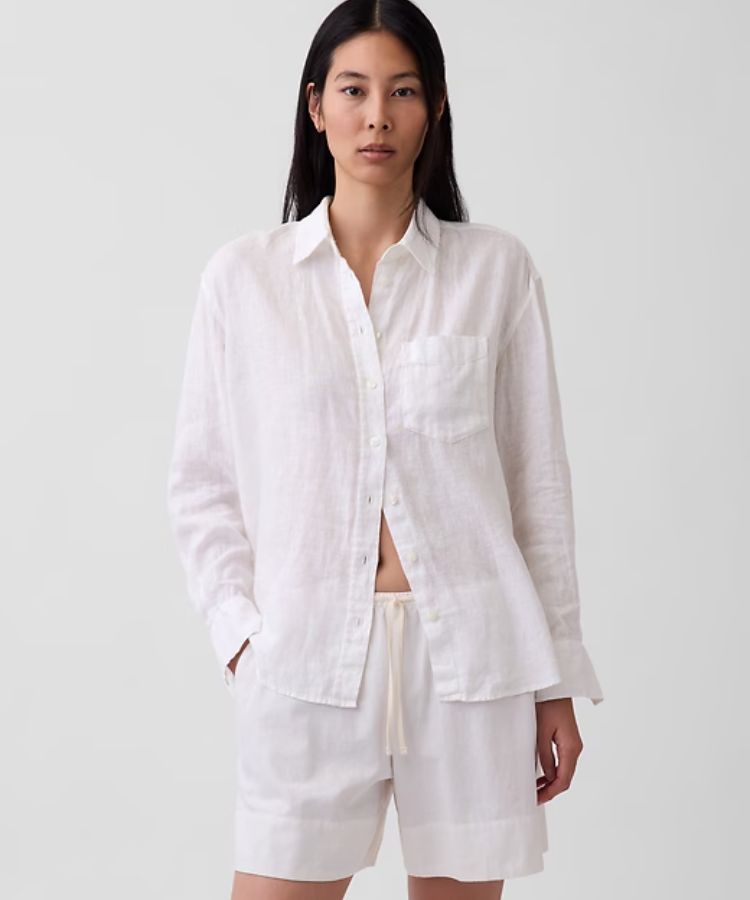 100% Linen Oversized Shirt