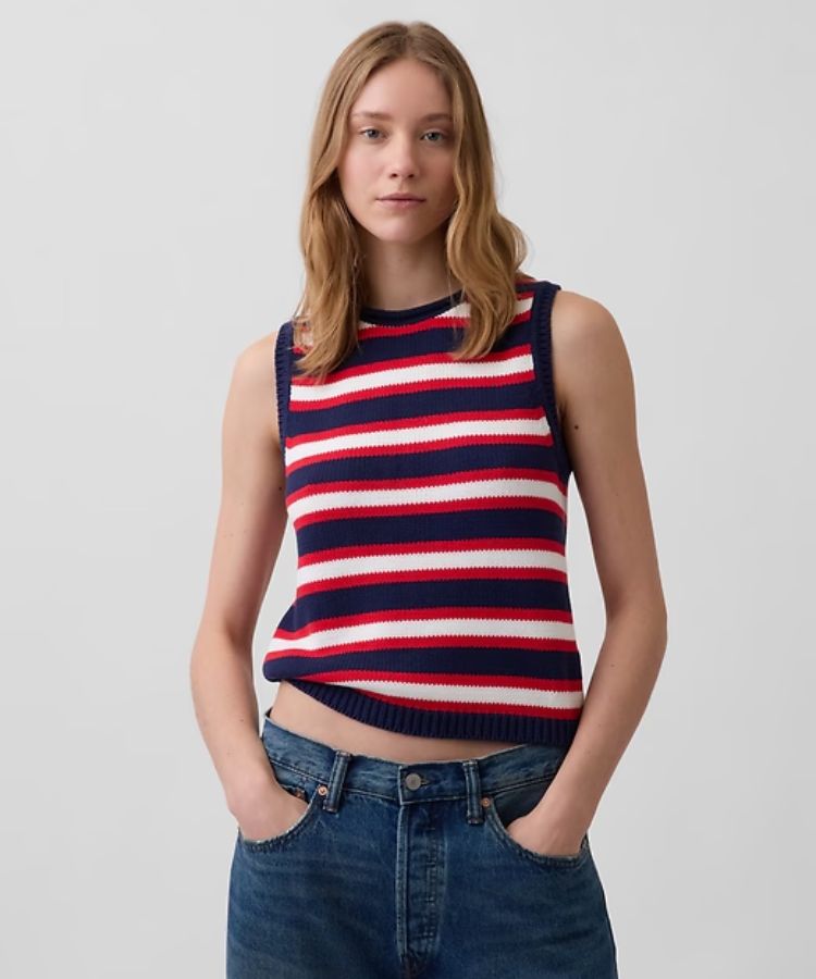 100% Cotton Sweater Vest