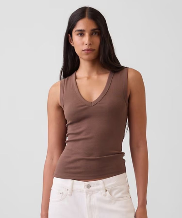 Modern V-Neck Tank Top