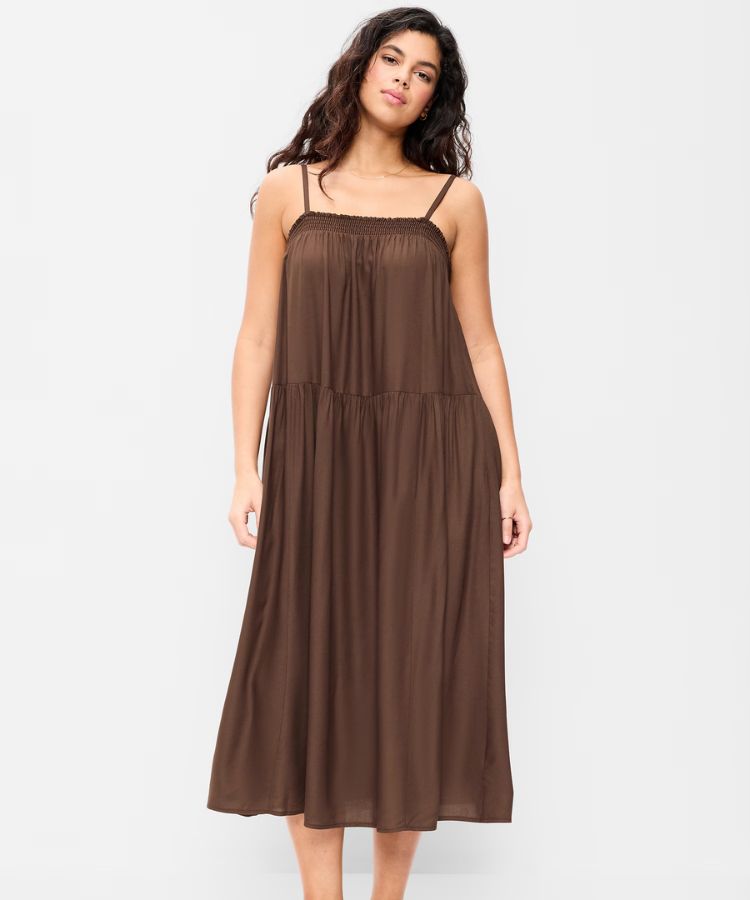 Airy Smocked Maxi Dress
