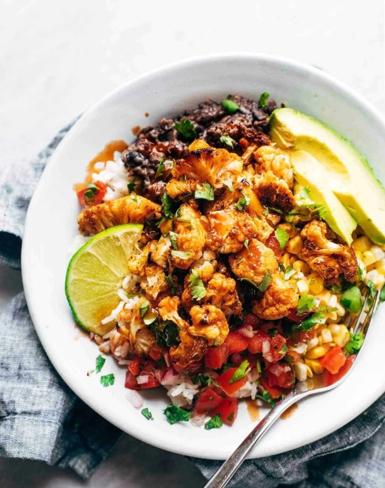 plant forward recipes burrito bowl