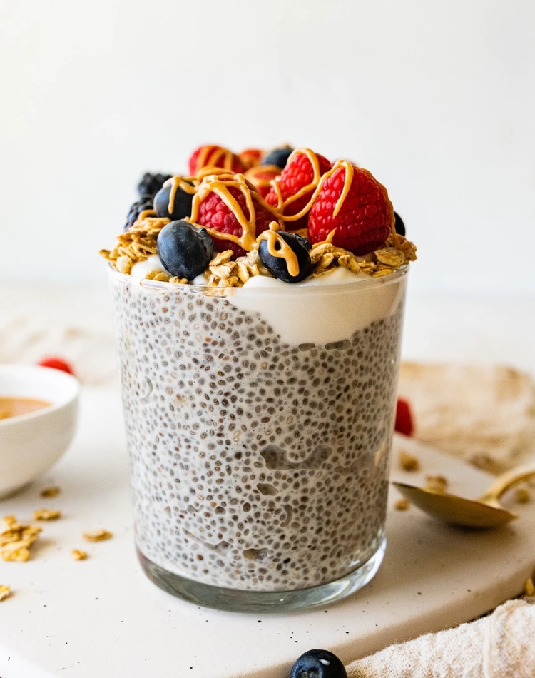 plant forward recipes chia pudding