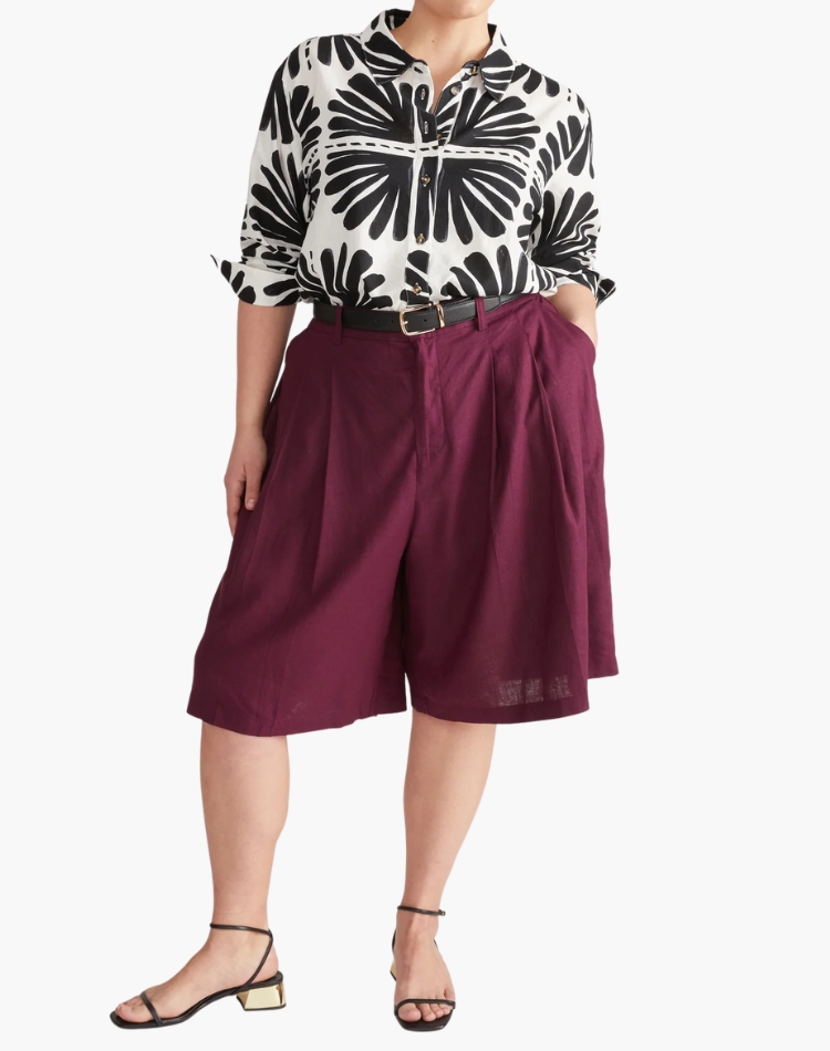 Seaport Tailored Linen Short
