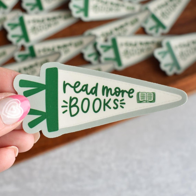 'Read More Books' Sticker