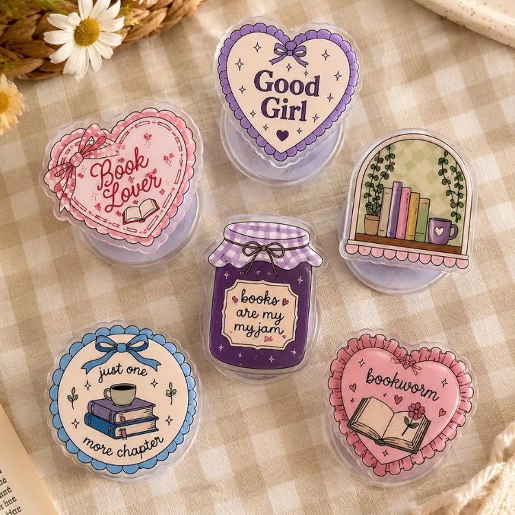 Bookish Kindle Grip