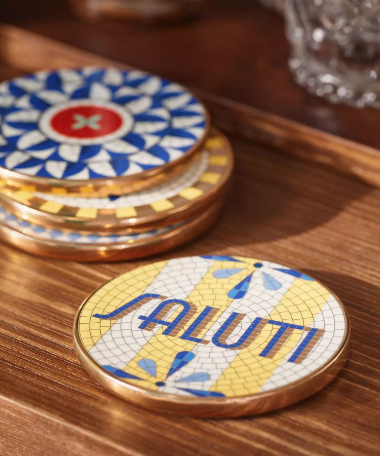 Bistro Tile Stoneware Italia Coaster