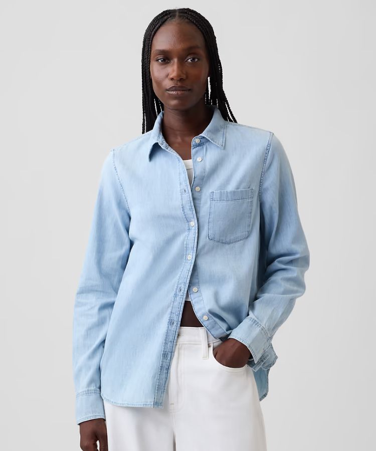 Organic Cotton Denim Classic Shirt