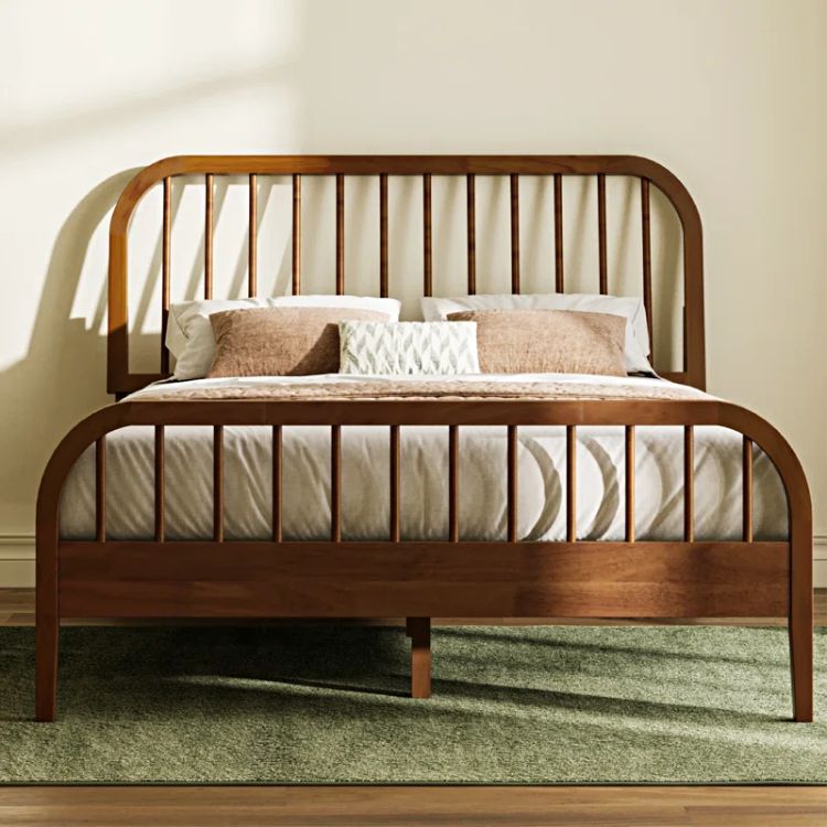 Solid Wood Spindle Bed Frame