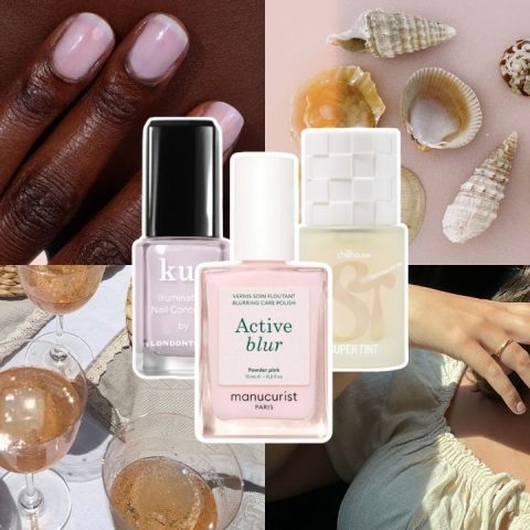 blurred nails trend
