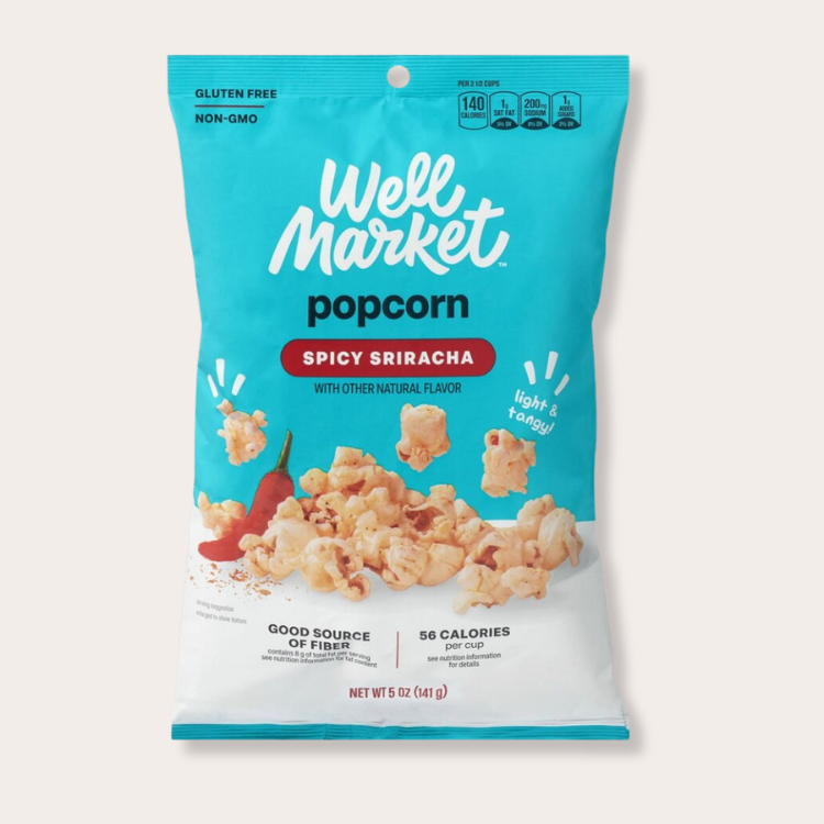 Spicy Siracha Popcorn