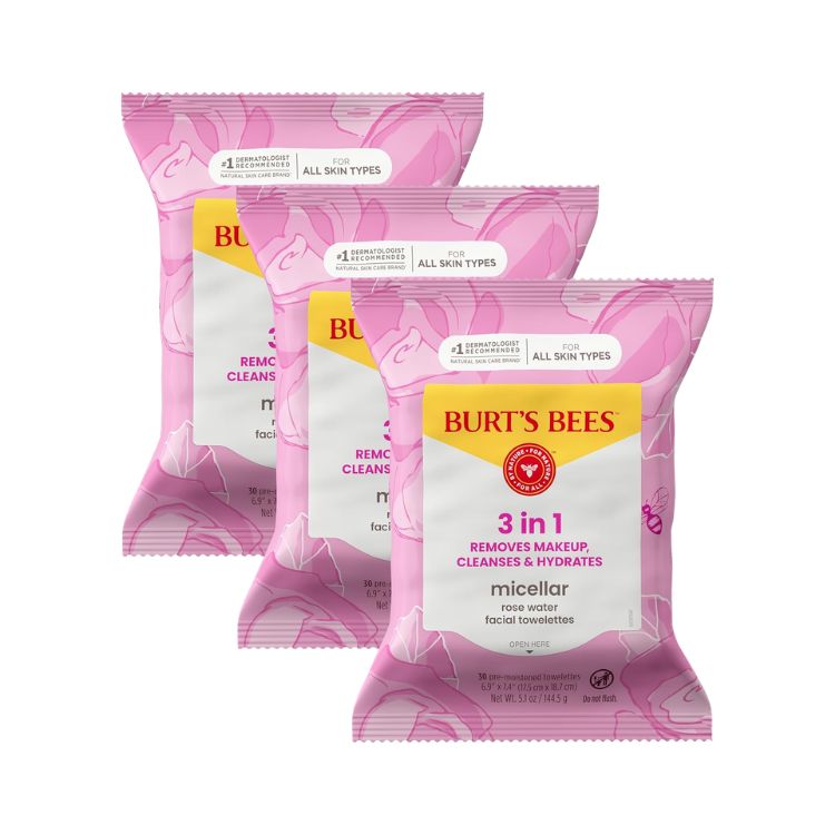 Burt's Bees Rose Water Facial Towelettes