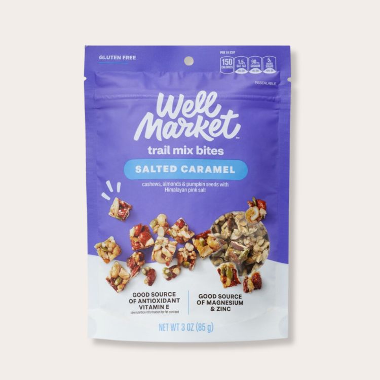 Salted Caramel Trail Mix Bites