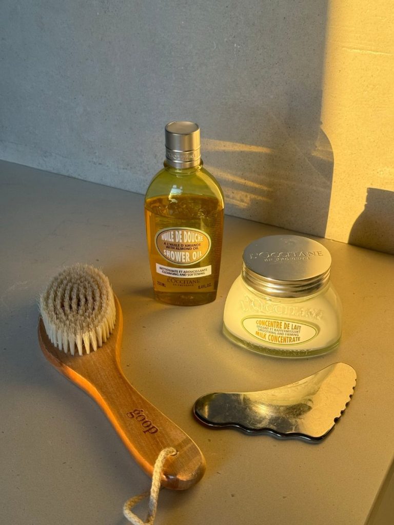 shower routine products