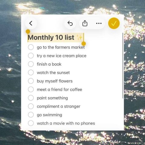 monthly 10 list