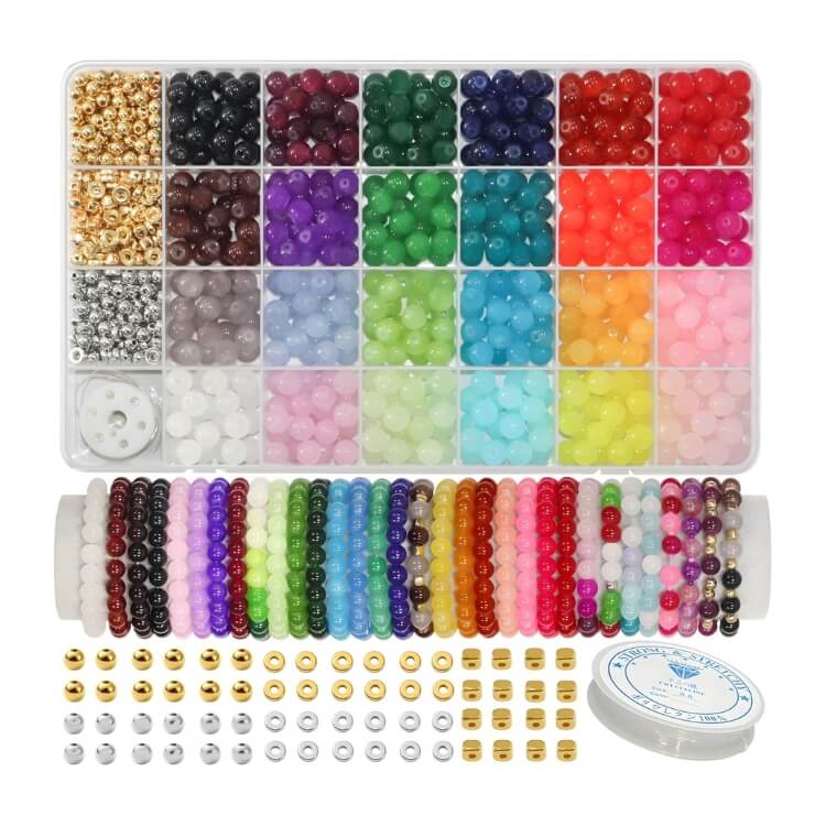 Glass Bead Bracelet-Making Kit