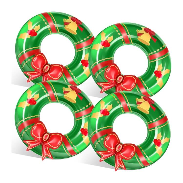 Christmas Wreath Pool Floats