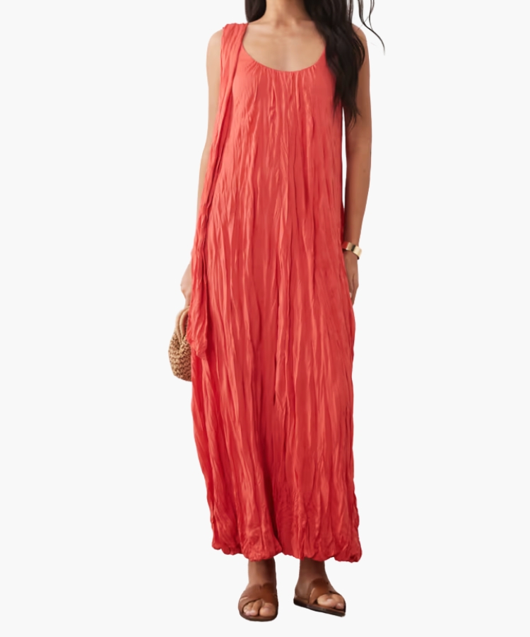 Crinkle Maxi Dress
