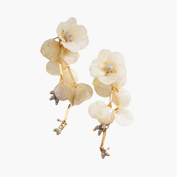 Floral Drop Earrings