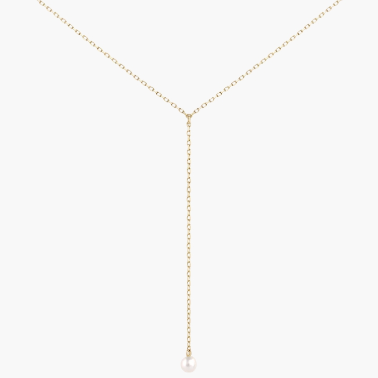 Pearl Lariat Necklace