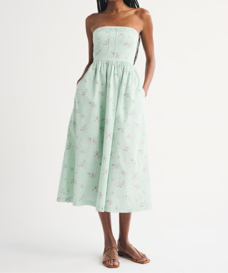 Emerson Strapless Midi Dress