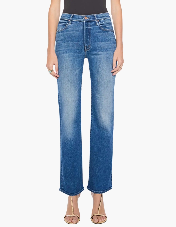 The Kick It High Waist Straight Leg Jeans