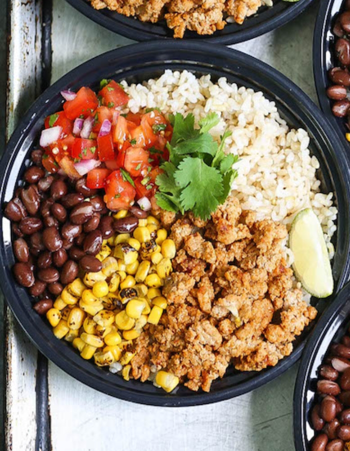 rice bowl recipes chicken taco bowl