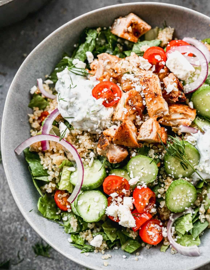 rice bowl recipes greek chicken