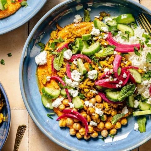 mediterranean chicken rice bowl recipe