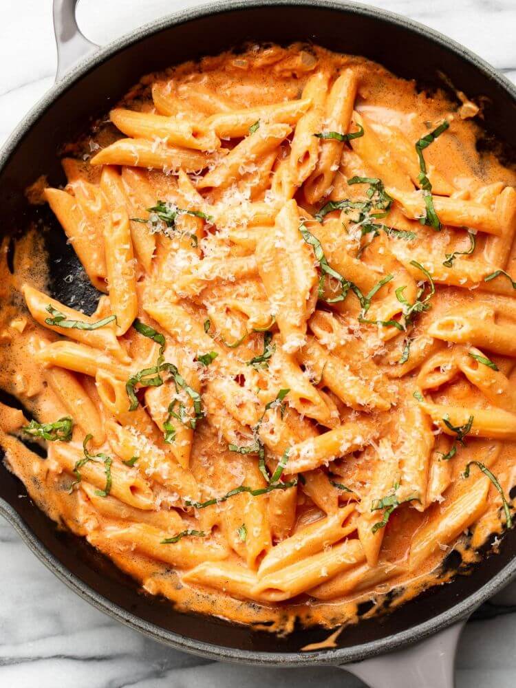 penne alla vodka easy pasta recipe