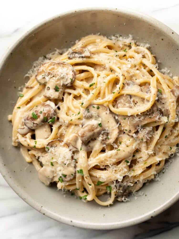 creamy mushroom pasta recipe