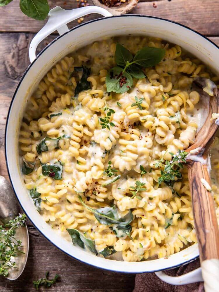 one pot lemon zucchini pasta recipe