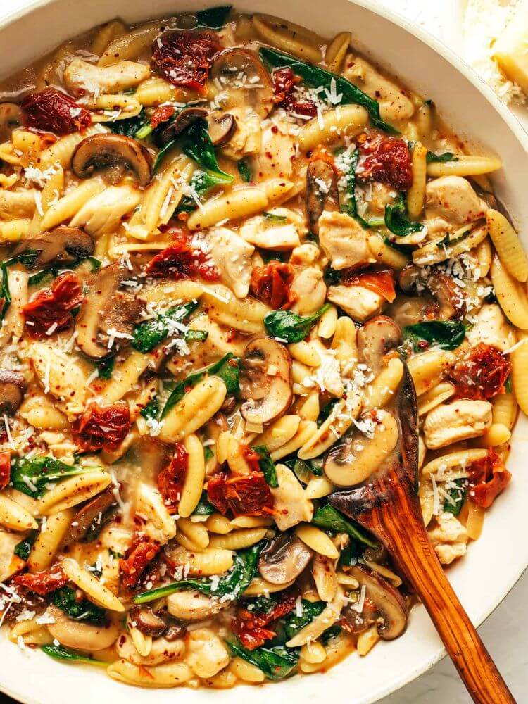 one pot sundried tomato pasta recipe